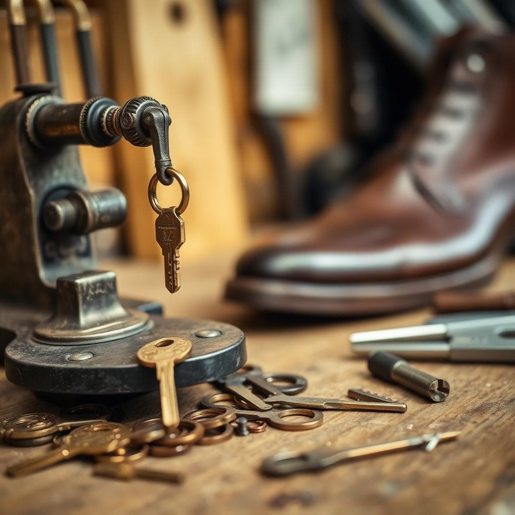 Atelier de serrurerie et cordonnerie